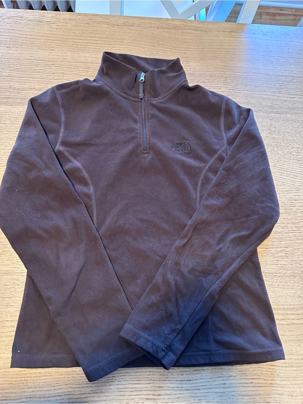 The North Face Men's Brown Half-Zip Fleece Pullover